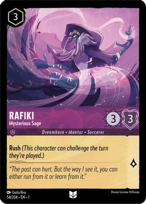 Rafiki - Mysterious Sage (54/204) - The First Chapter Cold Foil