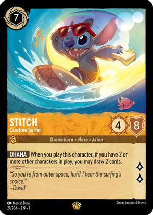 Stitch - Carefree Surfer (21/204) - The First Chapter Cold Foil