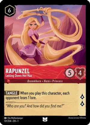 Rapunzel - Letting Down Her Hair (121/204) - The First Chapter Cold Foil