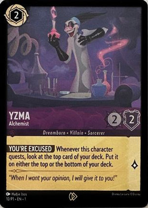 Yzma - Alchemist (10) - Disney Lorcana Promo Cards Cold Foil