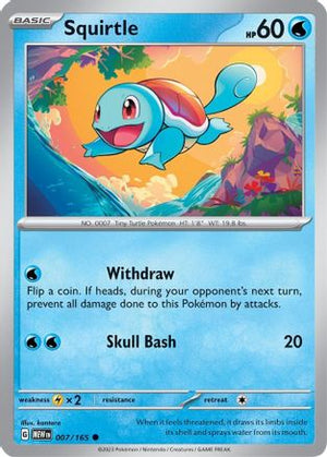 Squirtle 7 - SV Scarlet and Violet 151 - Poke-Collect