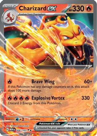 Charizard ex - 006/165 6 - SV Scarlet & Violet 151 Holofoil - Poke-Collect