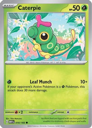 Caterpie 10 - SV Scarlet and Violet 151 Reverse Holofoil