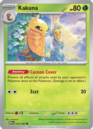 Kakuna 14 - SV Scarlet & Violet 151 Reverse Holofoil - Poke-Collect