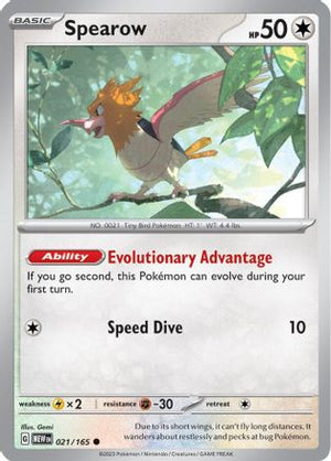 Spearow 21 - SV Scarlet and Violet 151 - Poke-Collect