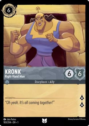 Kronk - Right-Hand Man (183/204) - The First Chapter Cold Foil