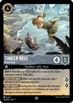 Tinker Bell - Giant Fairy (193/204) - The First Chapter Cold Foil