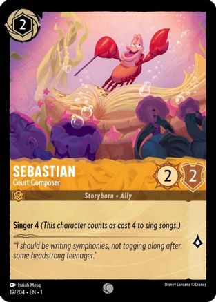 Sebastian - Court Composer (19/204) - The First Chapter Cold Foil