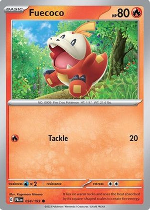 Fuecoco - 034/193 (Summer 2023 Collector Chest) 34 - Miscellaneous Cards & Products Holofoil - Poke-Collect