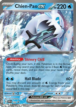 Chien-Pao ex - 030 30 - SV Scarlet & Violet Promo Cards Holofoil - Poke-Collect