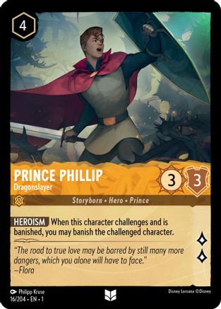 Prince Phillip - Dragonslayer (16/204) - The First Chapter Cold Foil