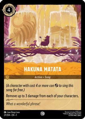 Hakuna Matata (27/204) - The First Chapter