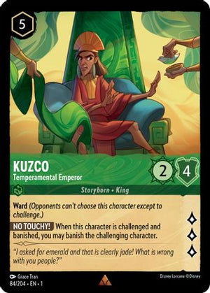 Kuzco - Temperamental Emperor (84/204) - The First Chapter Cold Foil