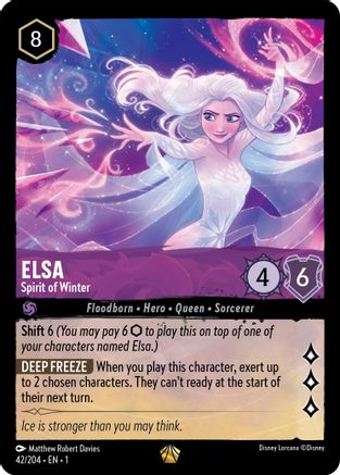 Elsa - Spirit of Winter (42/204) - The First Chapter Cold Foil