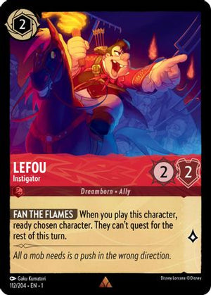 Lefou - Instigator (112/204) - The First Chapter Cold Foil