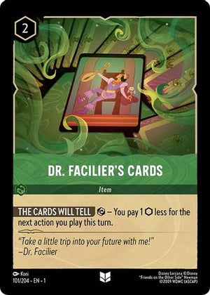 Dr. Facilier's Cards (101/204) - The First Chapter Cold Foil