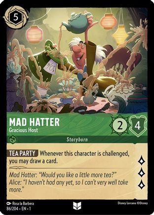 Mad Hatter - Gracious Host (86/204) - The First Chapter