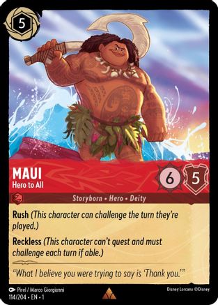 Maui - Hero to All (114/204) - The First Chapter