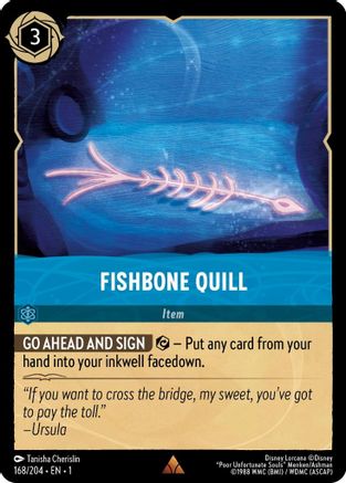 Fishbone Quill (168/204) - The First Chapter Cold Foil