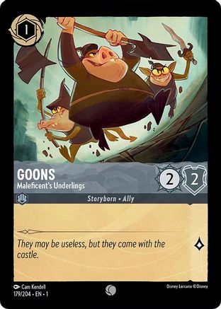 Goons - Maleficent's Underlings (179/204) - The First Chapter Cold Foil