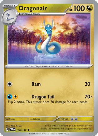 Dragonair 158 - SV03 Obsidian Flames - Poke-Collect