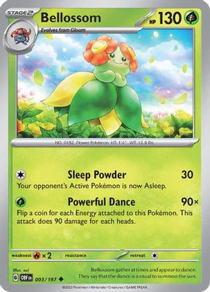 Bellossom 3 - SV03 Obsidian Flames Reverse Holofoil - Poke-Collect