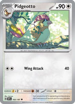 Pidgeotto 163 - SV03 Obsidian Flames Reverse Holofoil - Poke-Collect