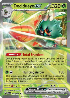 Decidueye ex 8 - SV03 Obsidian Flames Holofoil