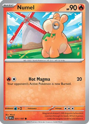 Numel 31 - SV03 Obsidian Flames - Poke-Collect