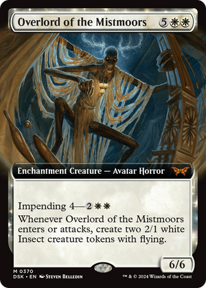 Overlord of the Mistmoors (Extended Art) (DSK-370) - Duskmourn: House of Horror: (Extended Art, enchantment) Foil