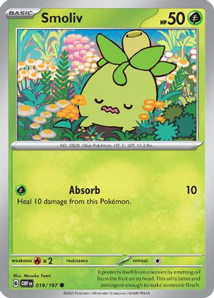 Smoliv 19 - SV03 Obsidian Flames Reverse Holofoil - Poke-Collect