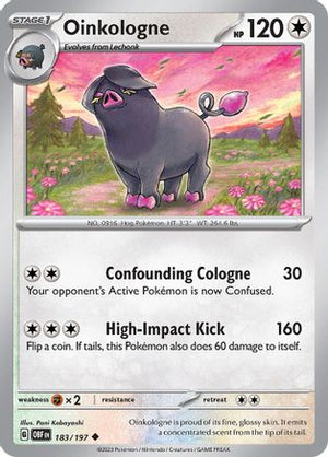 Oinkologne - 183/197 183 - SV03 Obsidian Flames - Poke-Collect