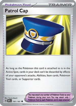 Patrol Cap 191 - SV03 Obsidian Flames Reverse Holofoil - Poke-Collect