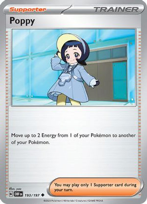 Poppy 193 - SV03 Obsidian Flames Reverse Holofoil - Poke-Collect
