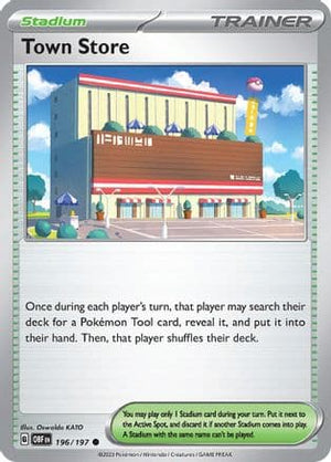 Town Store 196 - SV03 Obsidian Flames Reverse Holofoil - Poke-Collect