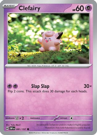 Clefairy 81 - SV03 Obsidian Flames Reverse Holofoil - Poke-Collect