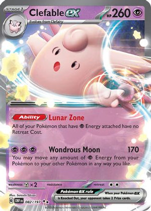 Clefable ex 48 - SV03 Obsidian Flames Holofoil