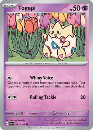 Togepi 83 - SV03 Obsidian Flames - Poke-Collect