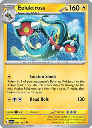 Eelektross 69 - SV03 Obsidian Flames Reverse Holofoil - Poke-Collect