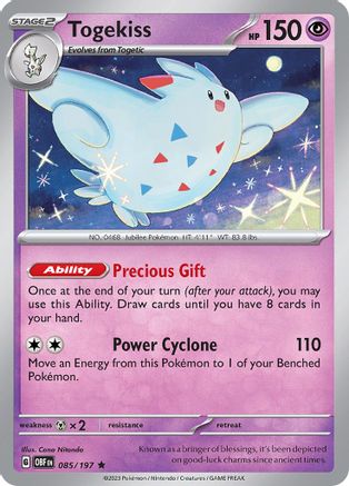 Togekiss 85 - SV03 Obsidian Flames Holofoil - Poke-Collect