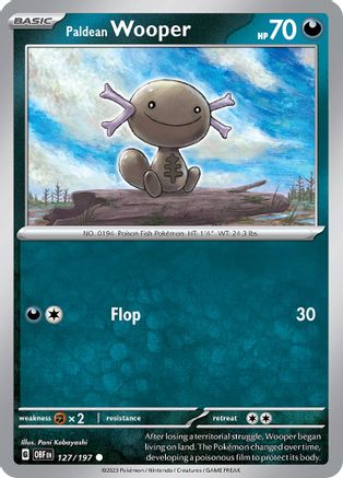 Paldean Wooper - 127/197 127 - SV03 Obsidian Flames Reverse Holofoil - Poke-Collect