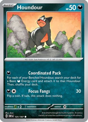 Houndour - 131/197 131 - SV03 Obsidian Flames - Poke-Collect