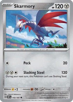 Skarmory 142 - SV03 Obsidian Flames - Poke-Collect