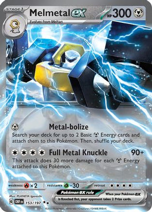 Melmetal ex 153 - SV03 Obsidian Flames Holofoil