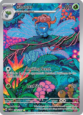 Gloom - 198/197 198 - SV03 Obsidian Flames Holofoil - Poke-Collect