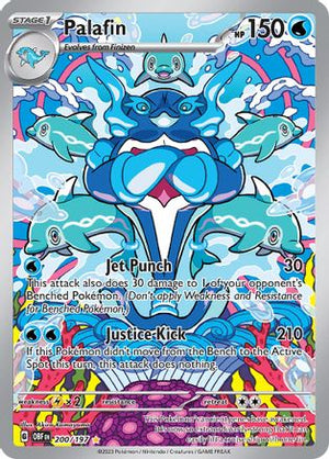 Palafin - 200/197 200 - SV03 Obsidian Flames Holofoil - Poke-Collect