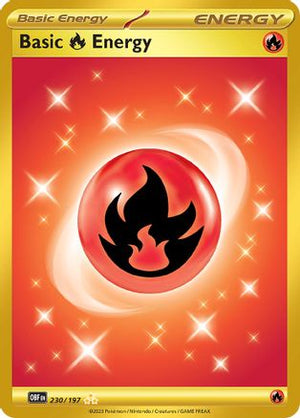 Basic Fire Energy - 230/197 230 - SV03 Obsidian Flames Holofoil - Poke-Collect