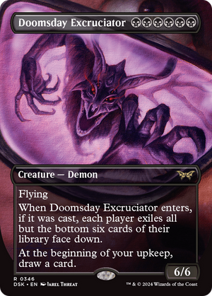 Doomsday Excruciator (DSK-346) - Duskmourn: House of Horror (Borderless) Foil - Poke-Collect