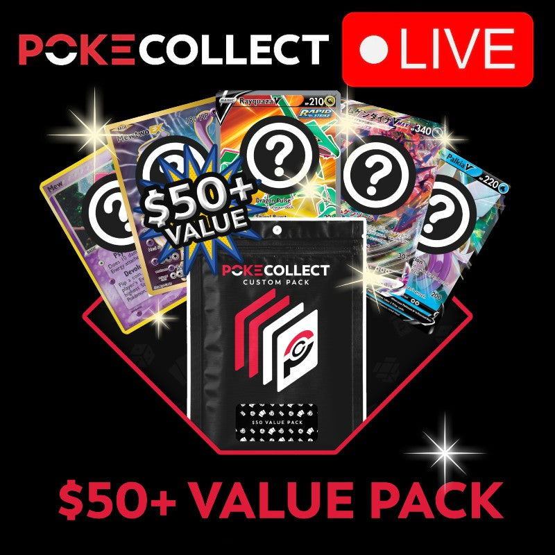 $50 Value Pack Live Break - Poke-Collect