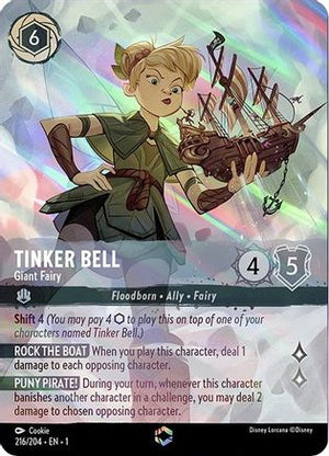 Tinker Bell - Giant Fairy (Enchanted) (216/204) - The First Chapter Holofoil